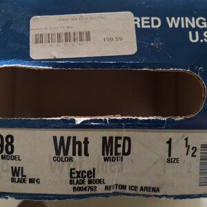 USA RIEDELL Gold Star Figure Ice Skates sz 1.5  Professional MK Sheffield Blades